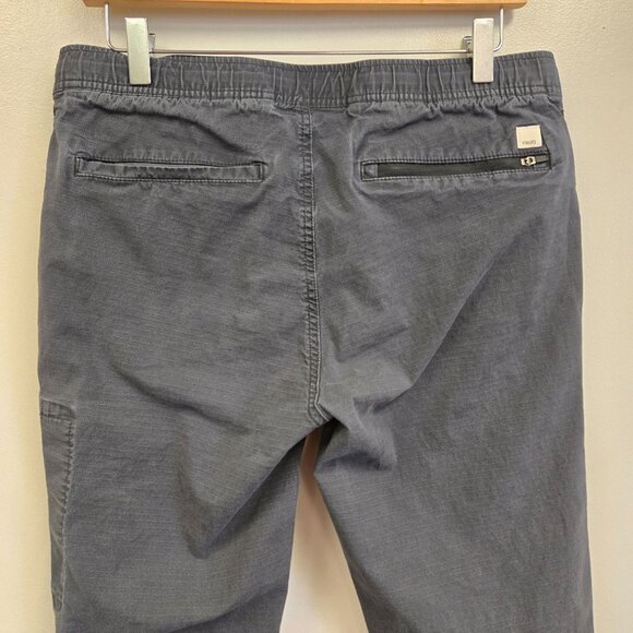 Vuori Men's M Ripstop Climber Jogger Pants Gorpcore Organic Cotton Charcoal Gray - Picture 7 of 10